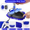 WillingHeart 160cm Car Wash Mop with Long Extendable Microfiber Car Wash Mop for Car 180 Degree Removable Car Wash for Interior Car Wash Dust Sponge
