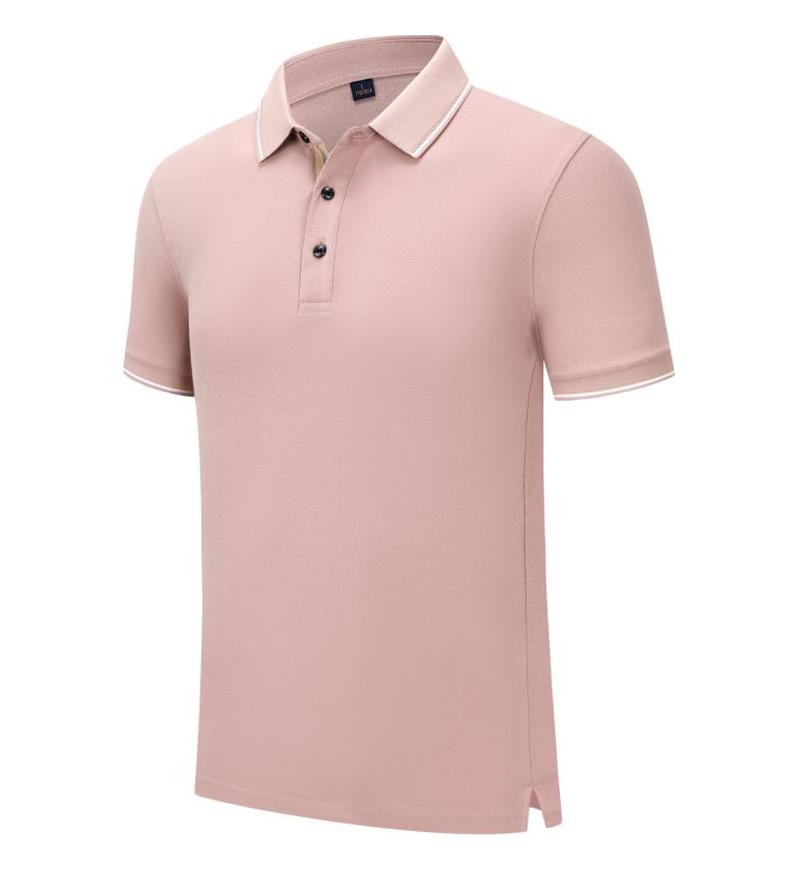 

Summer Casual Shirt Company Team Men s And Women s Top lapel short-sleeve Solid Color T-shirt YG-246 XL спаржа сірий колір