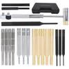 21Pcs Punch Set Mechanical Installation Round Punches Maintenance Tool Kit Box