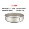 Keith Sets Titanium Bowls Outdoor Camping Picnic Tableware Ultralight Portable Camping Bowl 600ml 700ml 800ml 900ml Ti5376