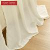 1PC White Elegant Bed Curtain Soft Simple And Stylish Bed Sheer Anti-mosquito For Bedroom Bedding Nuan Series
