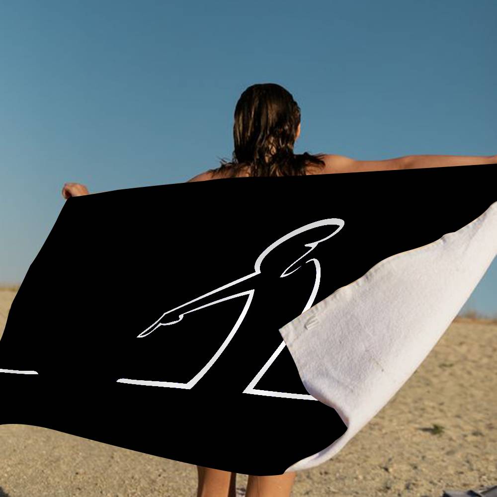La Linea Golf Mikrofaserdecke Schnelltrocknende Strandtücher Übergröße Druck Super Saugfähige Pooltuchdecke