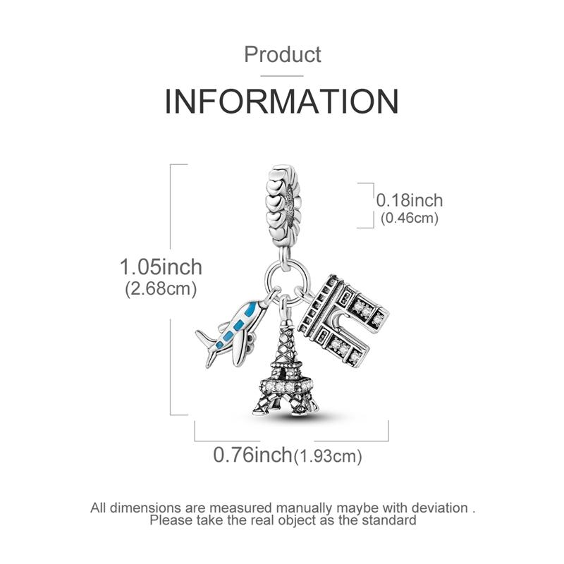 Copper Blue Series Dragon Car Crucifix Charms Beads Fit Original Bracelet Charm Diy Jewelry Pendants Dangle Gift For Woman