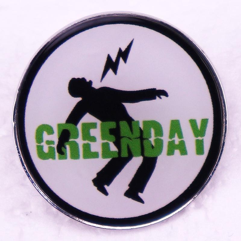 Green Day Rock Band Pin Badge