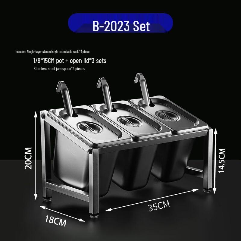 Stainless Steel Tabletop Seasoning Box