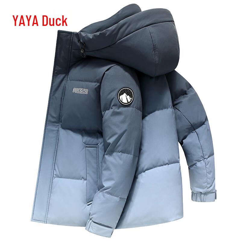Yaya Men's Short Hooded Winter Down Jacket