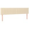 VidaXL 2x Headboards Bedroom Furniture Bed Accessories Single Bed Heads Interior Bed Frame Cream 346289