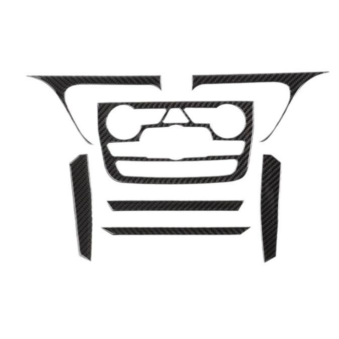 Carbon Fiber Interior Trim for Jeep Grand Cherokee 11-17: Center Console, Navigation, Gear Shift, & Cup Holder