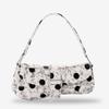 Sac à Bandoulière en Toile Imprimé Léopard Mode Marque Exquis Asymétrique Sac Selle Femme Haut de Gamme Motif Vache Nouveau Sac Blanc Sous-Bras