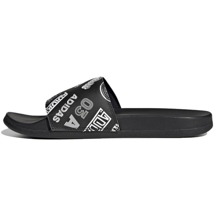 adidas Adilette Comfort Slide 'All Over Logos - Black' Men's FZ1750 EU 39 gray
