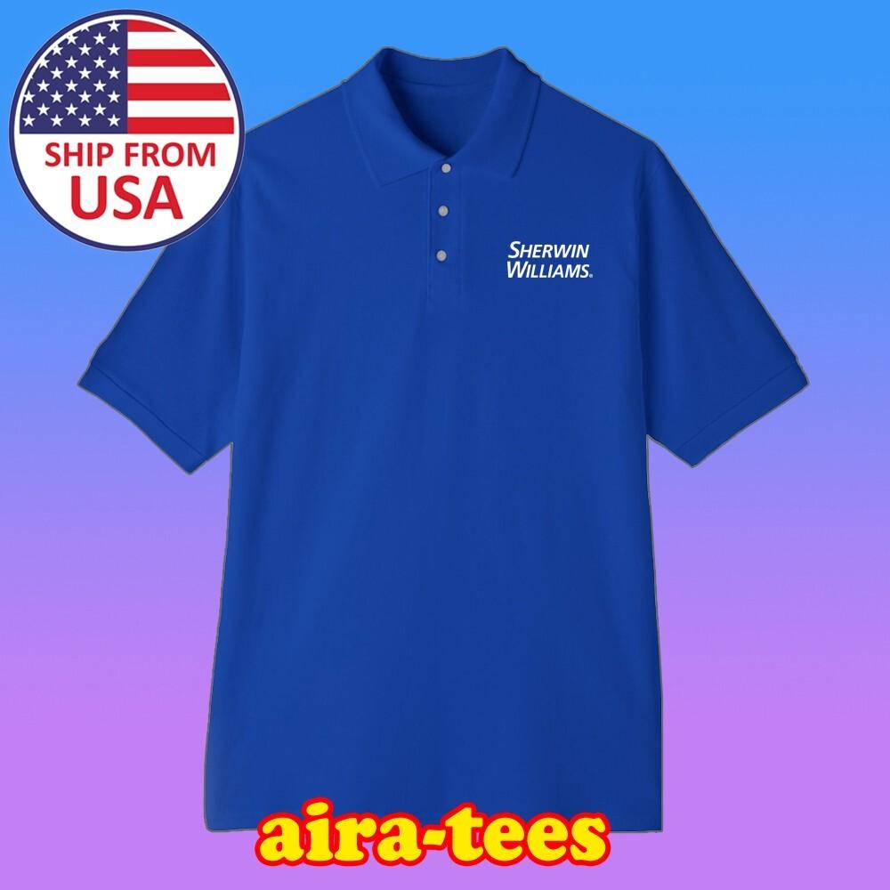 Sherwin Williams Paint Men s Printed Blue Size S-3XL 2XL