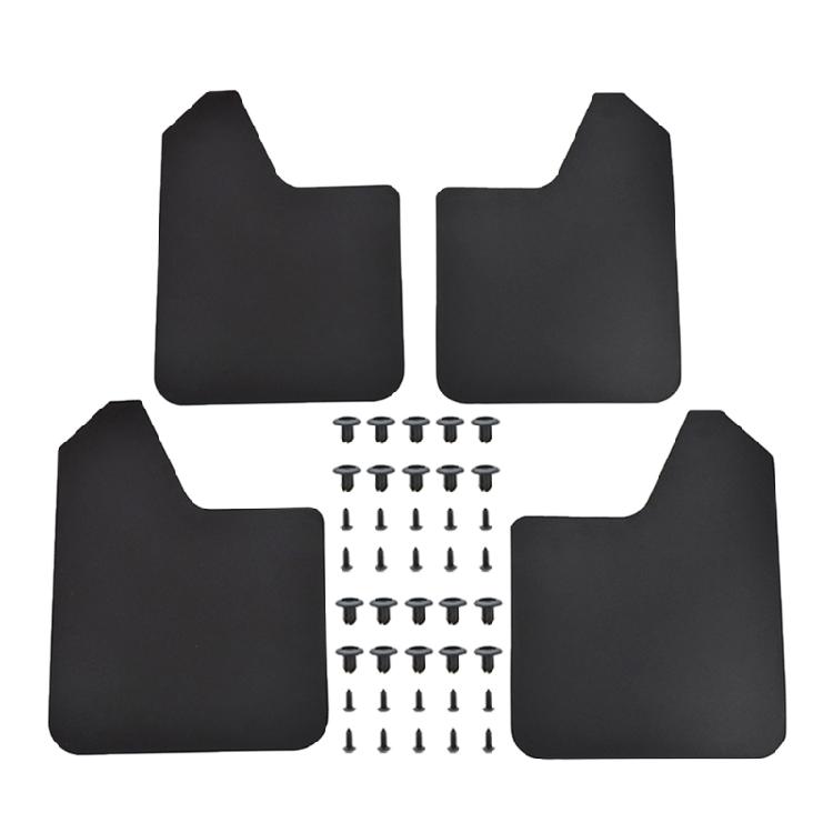 2 Pair Car Mud Guards Designed For Easy DIY Installation And Enhances Durability Protects Against Splashes Against Dirt
