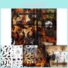 High Quality Halloween Bat Static Clings For Spooky Indoor Party Decorations