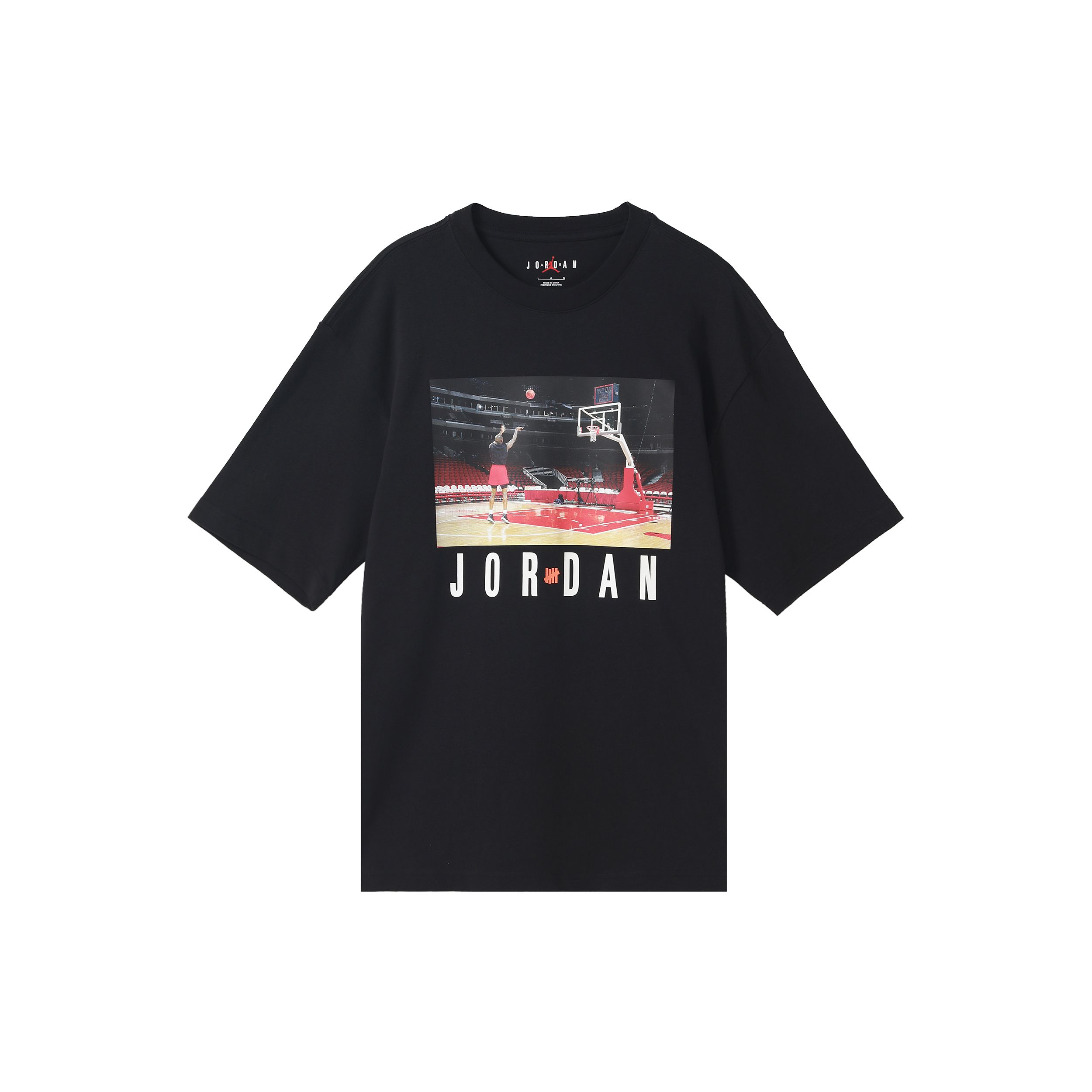 Jordan Brand X Undefeated Undefeated X Air Jordan Capsule Collection Character Print Crew Neck T-Shirt Men Tops Black DX6030-010 S