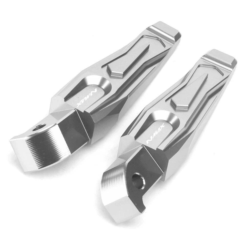 Moto Accessories CNC Rear Passenger Foot Rests Pegs Footrests For YAMAHA NMAX155 Nmax 155 125 2015 2016 2017 2018