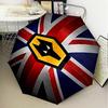 1PC Powerful Symbol Design Printed Umbrella Folding umbrella, automatic umbrella 8-Frame for Travel, camping Fan gifts Christmas Gifts