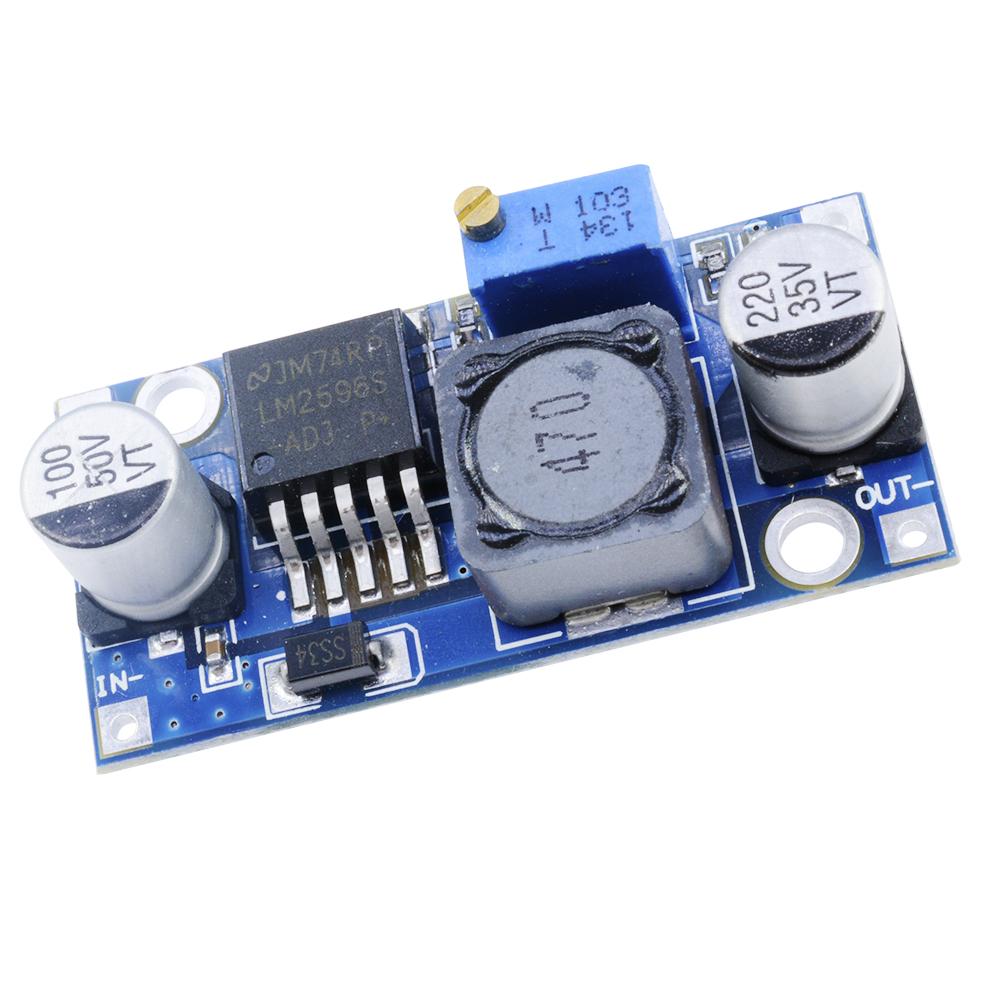 5Pcs LM2596 Power Converter Step Down Module DC-DC 3.2V-35V Adjustable Power Supply 3.3V/5V/12V/24V 1.25V-35V