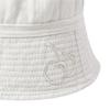 KIRSH Cherry Stitch Drop Bucket Hat [White]