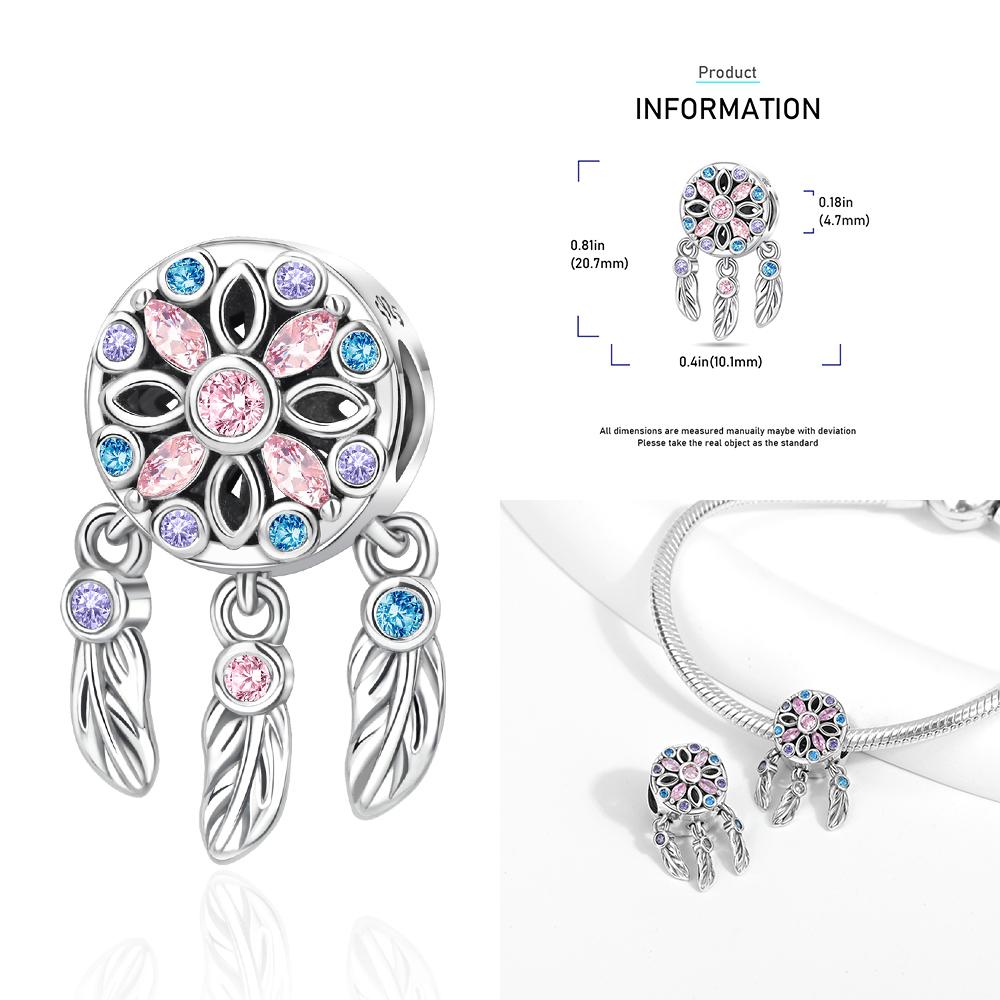 Zircon Heart Clip Charms Flower Clover Charm Copper Sea Turtle Beads Fit Diy Original Bracelet Jewelry