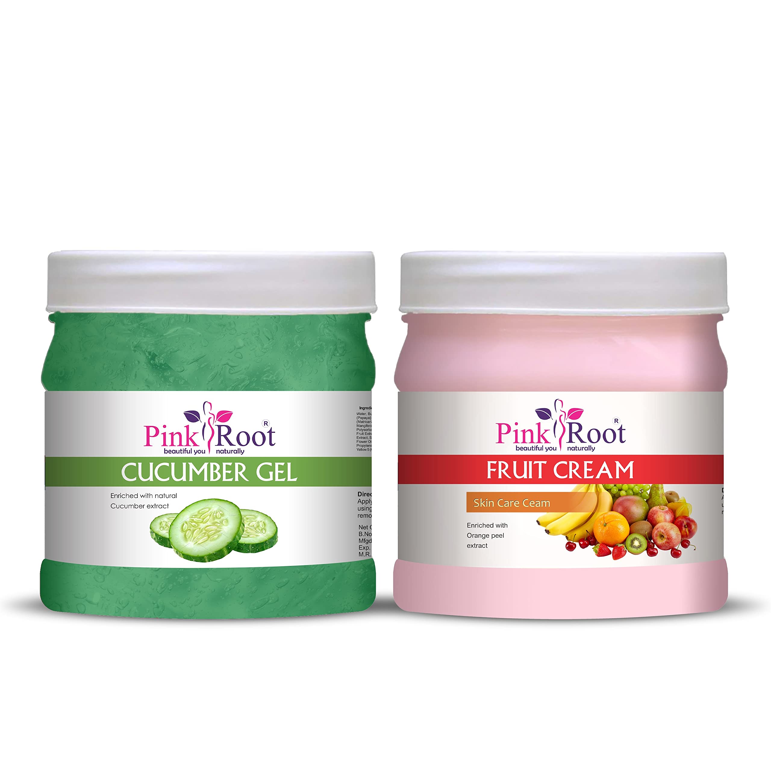 Pink Root Cucumber Gel 500gm with Fruit Cream 500gm