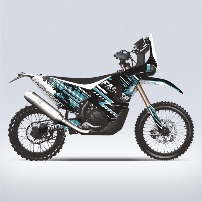 For KOVE 450 RALLY Motorcycle Pattern Fairing Electroplating Material Sticker Kit Accessories Colorful Decorative Stickers