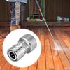 Garden Hose To Mini Power Washer Adapter 3/4'' GHT To 1/4'' Quick Connector Stainless Steel Car Washing Nozzle & Hose Attachment
