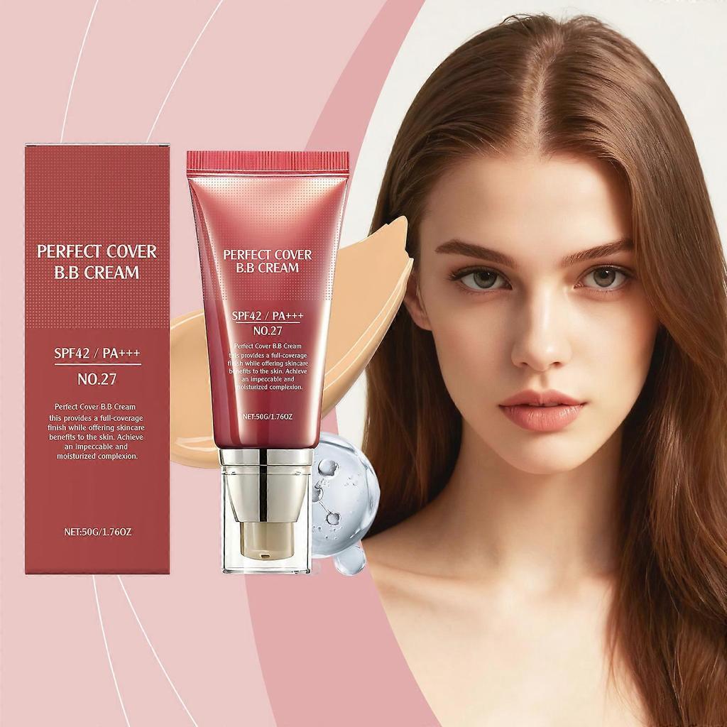 Medium skin tone soft concealer BB cream mild moisturizing hydrating soft light skin-friendly matte clear daily makeup 50g
