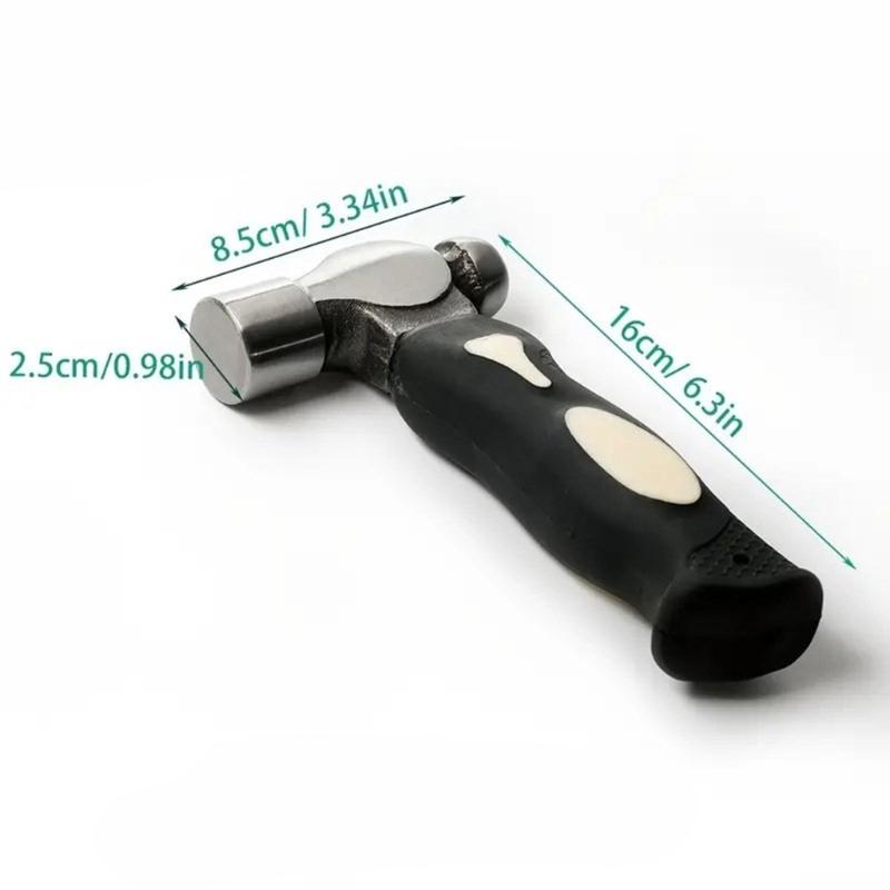 Compact Round Headed Hammer Jewelry Making Hammer DIY Tool Chasing Hammer Hammer for Woodworking and Jewelry Crafting