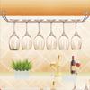 Iron Wine Rack Glass Holder Wall Mount Hanging Bar Hanger Shelf Wine Glass Rack Stand Goblet Stemware Storage Organizer Rack