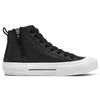 Skechers New Moon Comfortable High-Top Sneakers Women sneakers Black White 155393-BLK