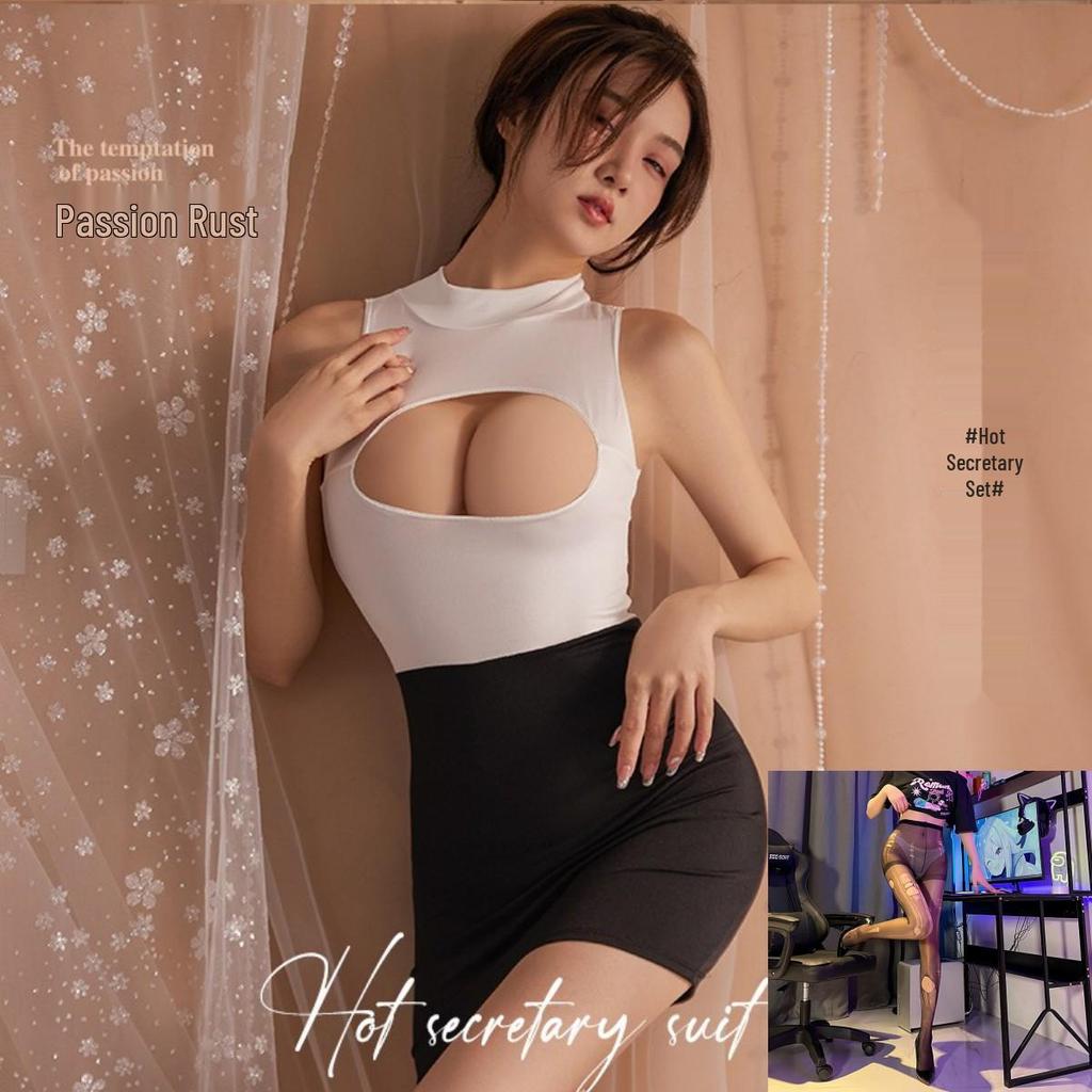 Night Fire Sexy Secretary & Teacher Role-Play Lingerie Set