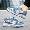 Kinder Klassische Mode Vielseitig Klettverschluss Dicke Sohle Low Top Lässige Board Schuhe Outdoor Lässige Sportschuhe 28-39
