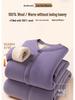 Women's Cashmere Cardigan and Wool-Lined Underwear Set - Winter Warmth for Mid-Aged and Elderly