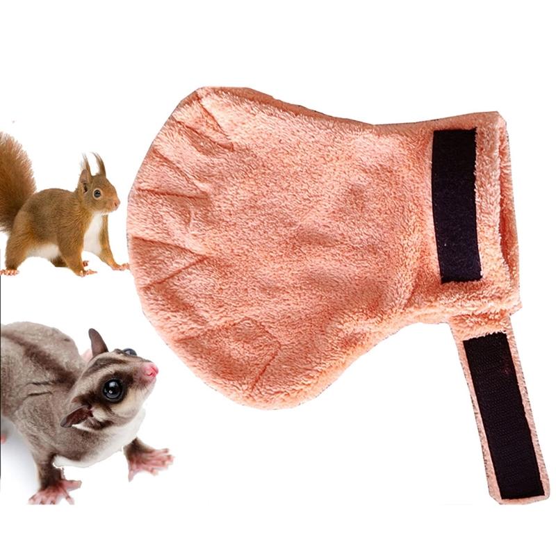 Sugar Glider Bonding Mitt Small Animal Handling Glove Rat Accessories Hedgehog Supplies Sleeping Pad 20x25cm/7.87"x9.84"