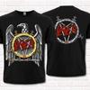 T-Shirt Slayer Aigle avec logo et Pentagramme Thrash Metal Heavy Metal T-Shirt Unisexe