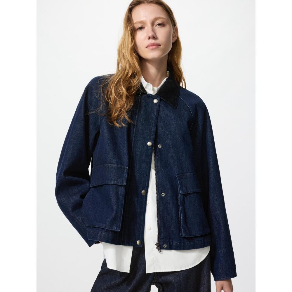 Uniqlo Japan Utility Short Jacket Denim