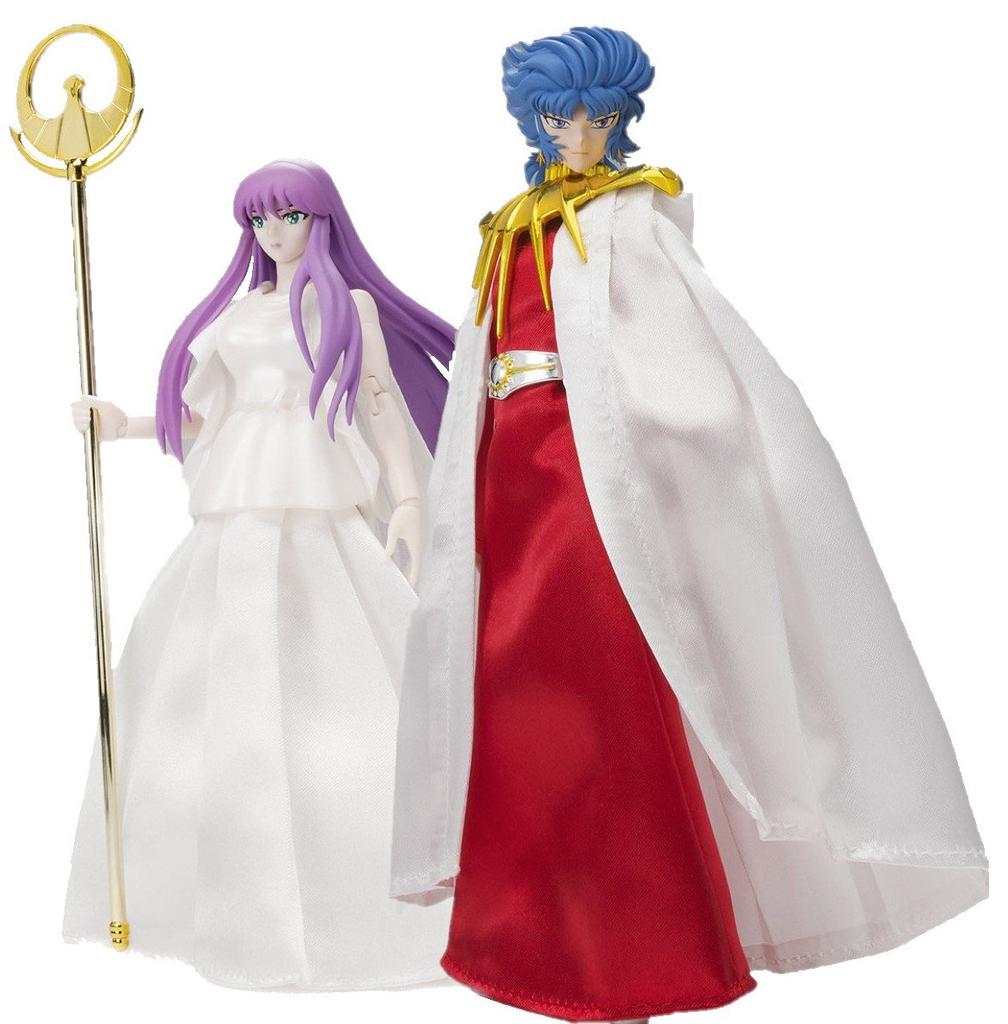 Saint Cloth Myth Saint Seiya Legend of the Crimson Boys Sun God Abel Goddess Athena Legend of the Crimson Boys Memorial Set & (2 Figures)