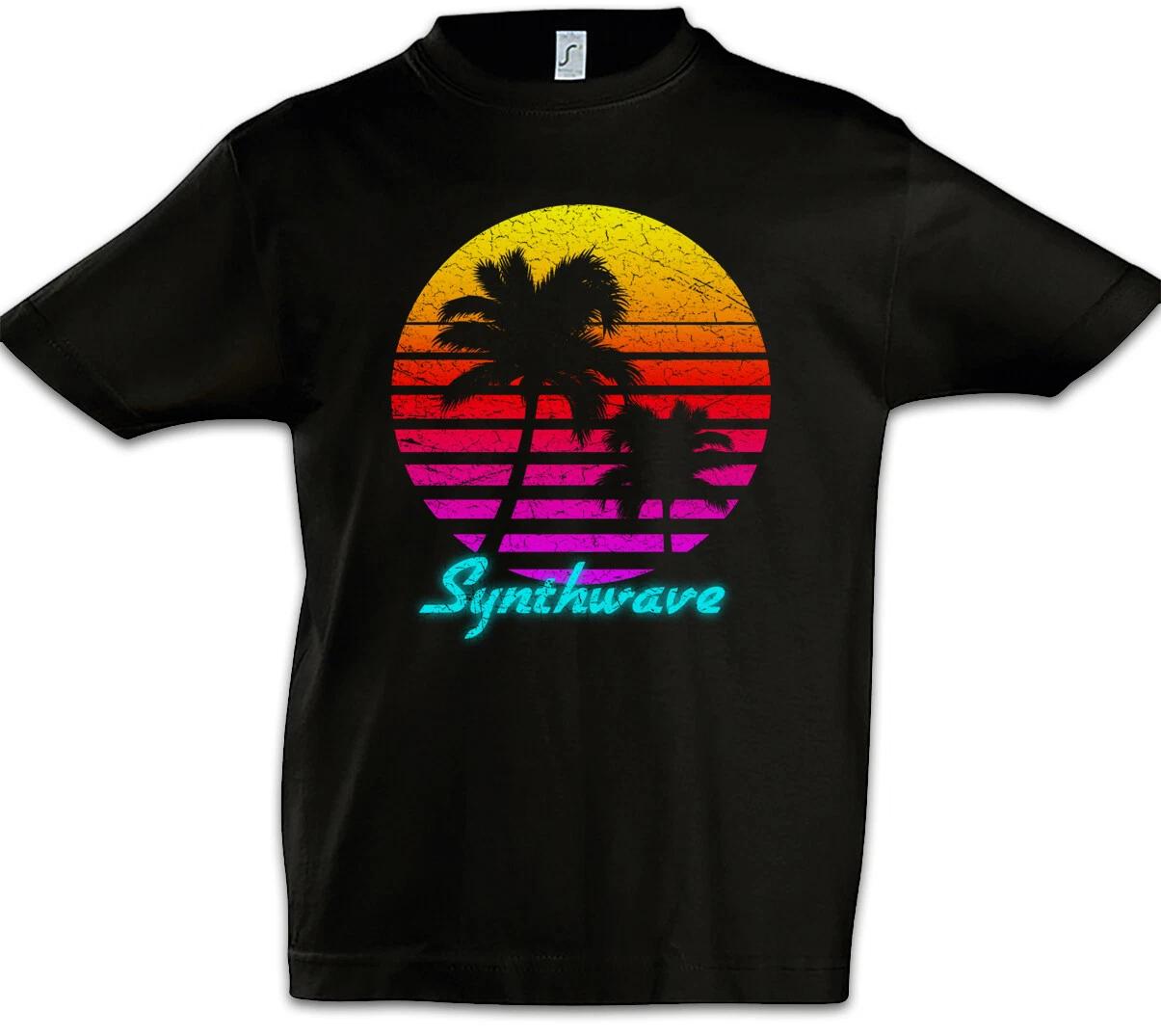 Synthwave I Kids Boys kids boys T-Shirt ADSR Audio Wave Sound Music DJ MC Electro 80s 160