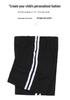 Summer Boys' Cotton Sports Shorts with Red and White Stripes, Dark Blue/Navy Blue - School Uniform for Primary and Middle Students