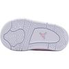 Air Jordan 4 Retro TD Valentines Day Kids Sneakers White Medium-Soft-Pink Half-Blue IB7070-100