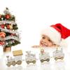 Christmas Decorations Christmas Wood Small Train Children Kindergarten Festive