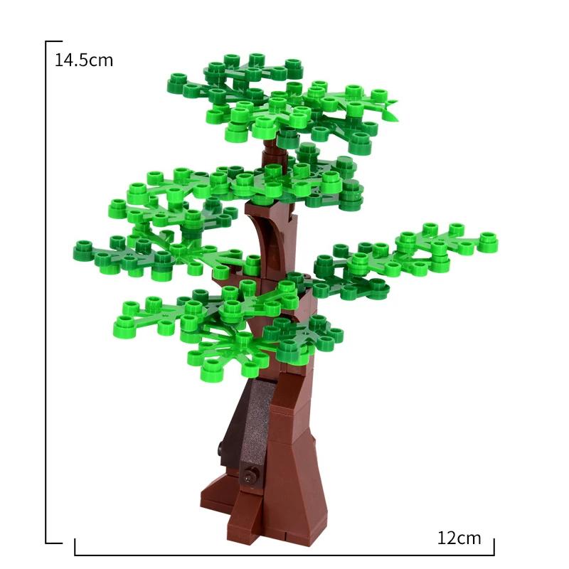 MOC Creative Expert Ideas City Plant Tree Arbor Forest Model Building Blocks DIY Assemble Bricks Toys for Children gifts