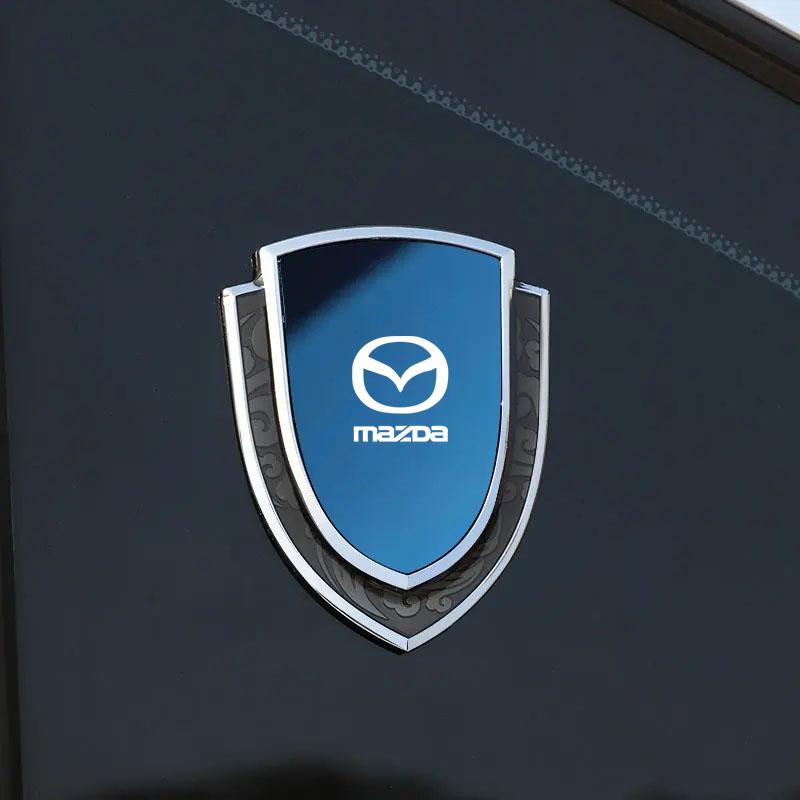AAET1 3D Metal Car Trunk Window Side Emblem Badge Decal Sticker for Mazda 3 6 CX5 2 CX3 CX9 MX5 RX8 Axela Demio Atenza MS GJI GH BK MP