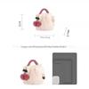2023 Winter Plush Cherry Fur Girl's Crossbody Bucket Handbag