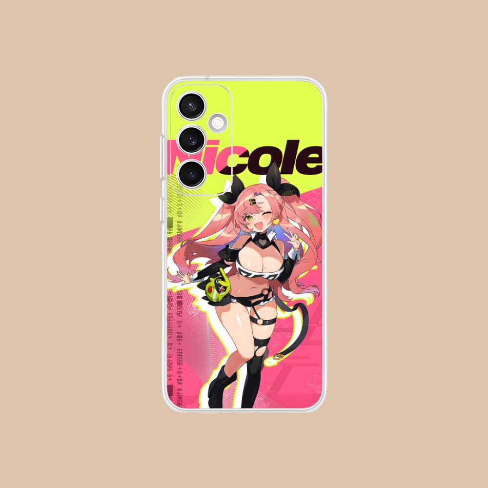 Zenless Zone Zero Nicole Phone Case for Samsung Galaxy S25 S24 S23 S22 S21Plus FE Ultra Clear Colorful Cover Luxury Smartphone