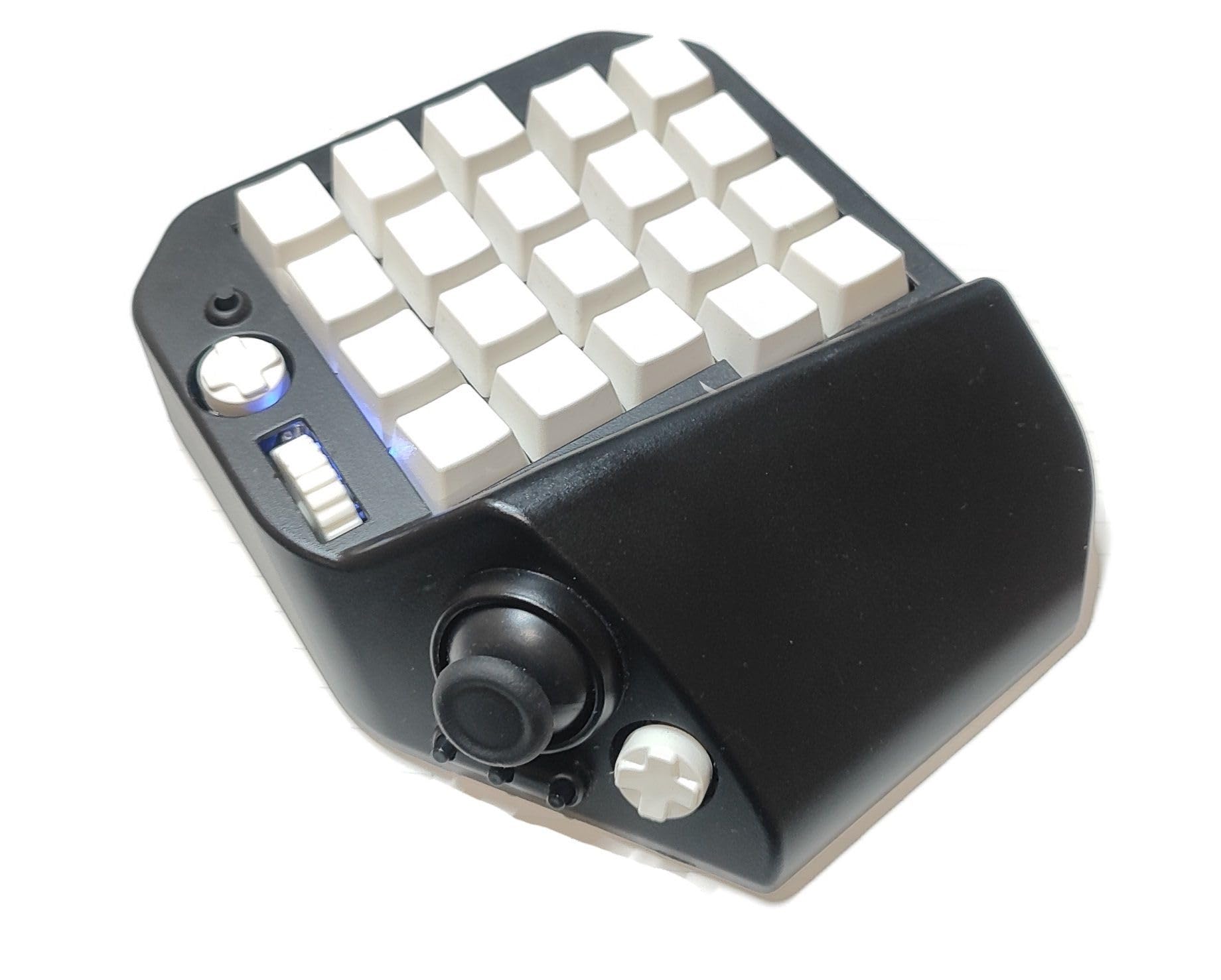 

Gaming Keyboard with Joystick and Wheel for Keyboard MH-Device MH-Delta 41-Key One-Handed Left-Handed Use, Single-Handed Keypad, Right-Handed (Flip -