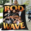 Rap singer Rod Wave tapestry; popular singer; hip-hop singer; Soulfly album music poster blanket; room decoration bed blankets