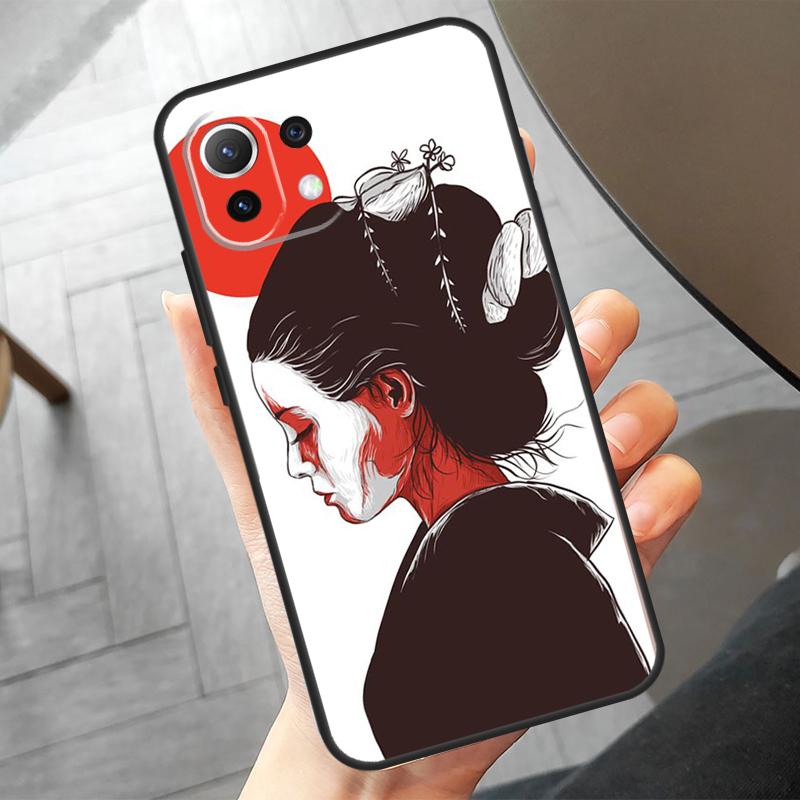 Japanese Style Art Japan Funda For POCO F6 X6 Pro X5 X3 F3 F5 M6 M5s Xiaomi 14 Ultra 12 13 Lite 11T 12T 13T Pro Case
