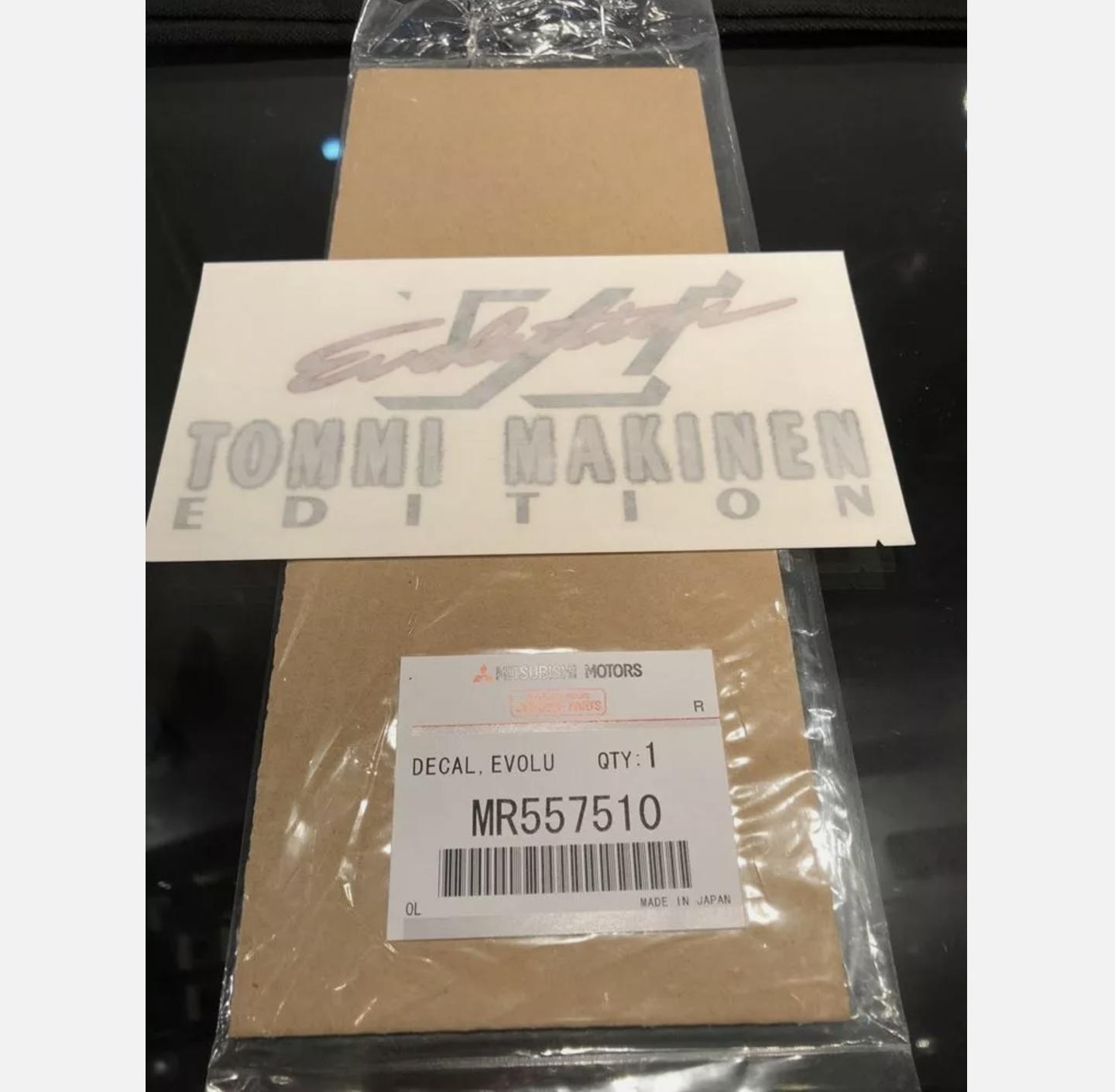 

Mitsubishi Evolution VI MR557510 Tommi Makinen Rear Decal Sticker Genuine OEM