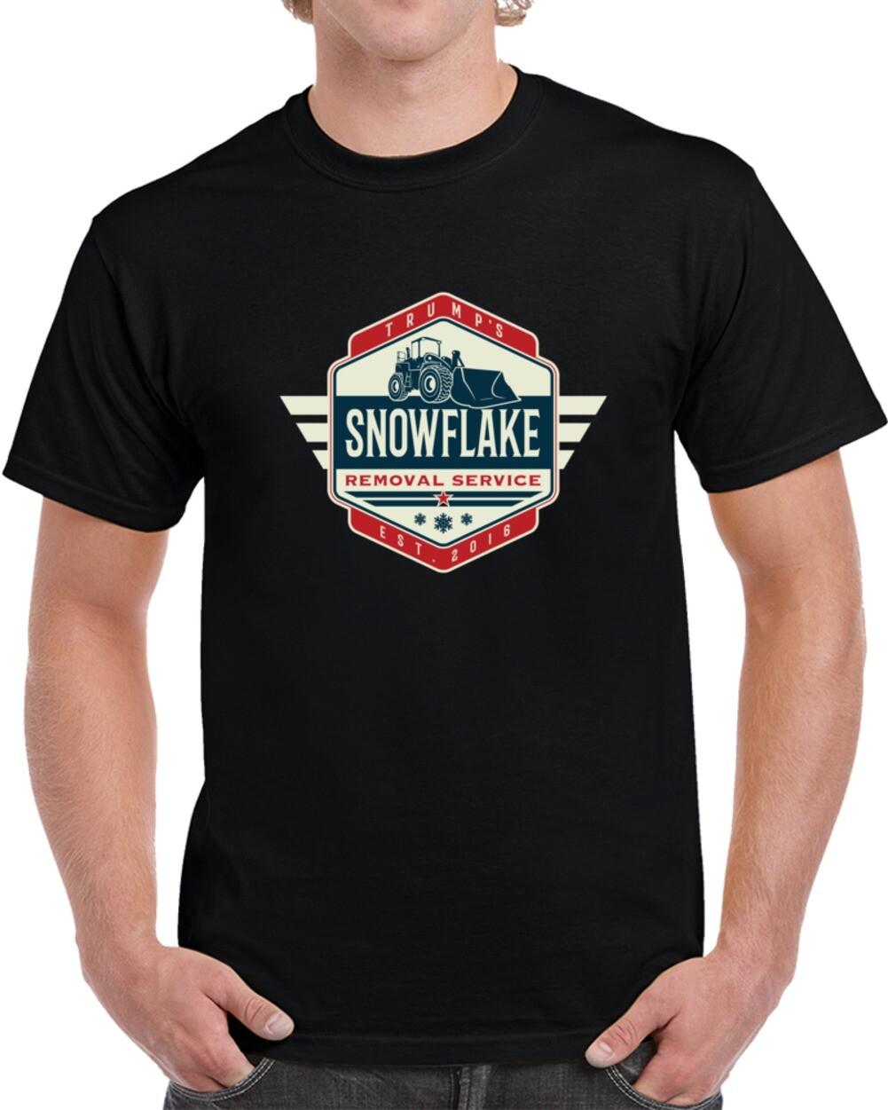 Trump s Snowflake Removal Service T Shirt President Trump Unisex New Tee T-Shirt XL